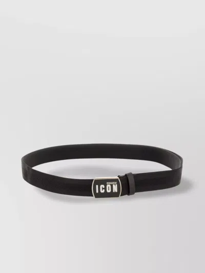 DSQUARED2 ICONIC METAL TIP BELT