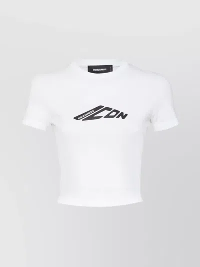 Dsquared2 Mini Fit Icon New Generation T-shirt In White