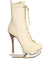 Dsquared2 Iconic Skate Boots In Neutral
