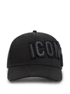 Dsquared2 Iconique Baseball Cap In Black