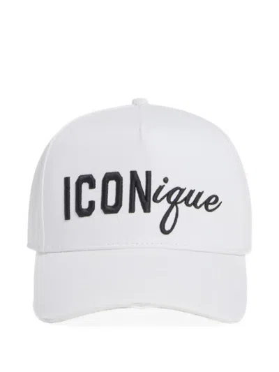 Dsquared2 Iconique Baseball Cap In White