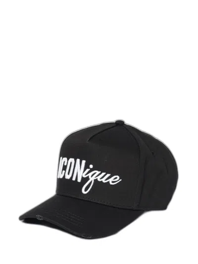Dsquared2 Iconique Baseball Hat In Black