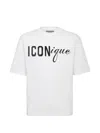 Dsquared2 Iconique Crew-neck T-shirt In White