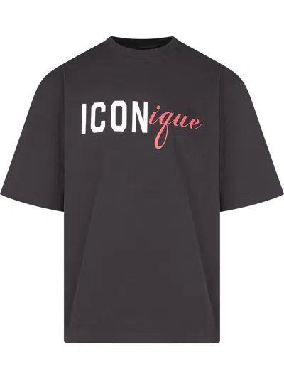 Dsquared2 Iconique Loose Fit T-shirt In 900