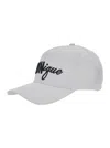 Dsquared2 Men White Baseball Cap With Front Embroidery In Cotton Man