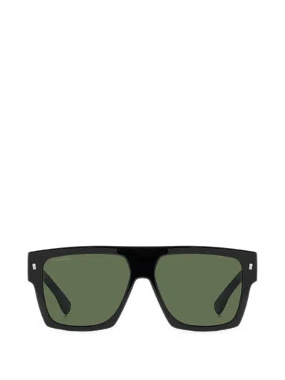 Dsquared2 Iconique Square-frame Sunglasses In Black