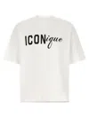 Dsquared2 Iconique Crew-neck T-shirt In White