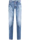 Dsquared2 Men's 642 Denim Cotton Jeans In Blue