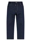 Dsquared2 Indigo Wide-leg Denim Jeans In Blue