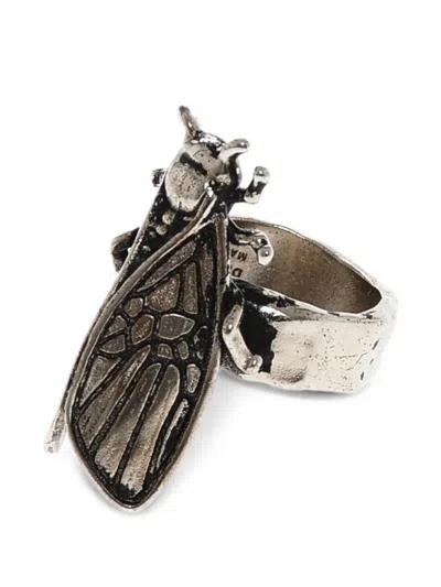 Dsquared2 Insect Vintage-effect Ring In Silver