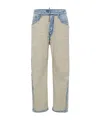 Dsquared2 Inside Out-effect Jeans In Nude