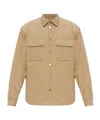 Dsquared2 Buttoned-up Insulated Jacket In Brown