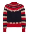 Dsquared2 Intarsia-knit Design Jumper In Black