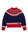 Dsquared2 Intarsia-knit Jumper In Blue