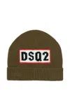 Dsquared2 Intarsia-knit Logo Beanie