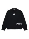 Dsquared2 Intarsia Knit-logo Jumper In Black