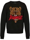 Dsquared2 Sweater In Blackmulticolour