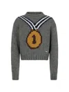 Dsquared2 Intarsia-knit Crew-neck Sweater In Multi