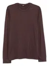 Dsquared2 Intimo Bordeaux Long-sleeve Top In Brown