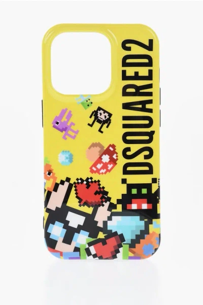 Dsquared2 Iphone 14 Pro Case With Gaming Print