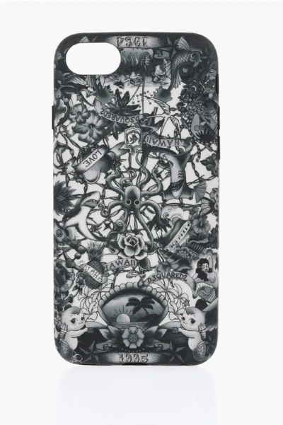 Dsquared2 Iphone 8 Plus Tattooed Case In Multi
