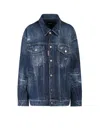 Dsquared2 Oversized Embellished Denim Jacket