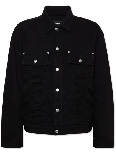 Dsquared2 Jacket In Black