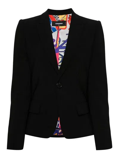 Dsquared2 Jacket In Black