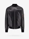 Dsquared2 Ribbed Cuffs And Hem Jacket With Pockets In Black