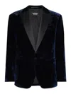 Dsquared2 Giacca In Velluto Blu Notte Uomo In Blue