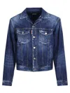 Dsquared2 Jacket In Blue