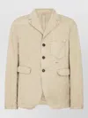 Dsquared2 Beige Solid Notched Lapel Blazer In Brown