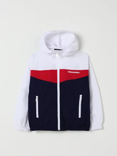 DSQUARED2 JACKET DSQUARED2 KIDS COLOR BLUE,G72896009