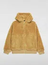 Dsquared2 Teddy Jacket With Icon New Generation Logo In Braun