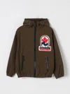 Dsquared2 Kids Invicta  Patch Windbreaker Jacket In Green