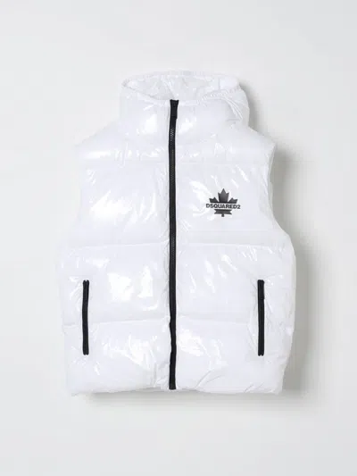 DSQUARED2 外套 DSQUARED2 儿童 颜色 白色,H37540001