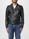 Dsquared2 Kiodo Leather Jacket In Black