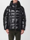 Dsquared2 Shiny Finish Puffer Bomber Jacket With Hood In Black