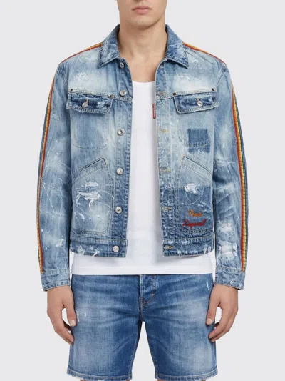Dsquared2 Jacket  Men Color Blue