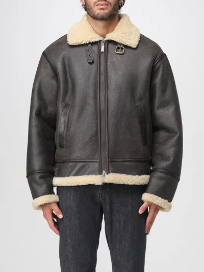 DSQUARED2 JACKET DSQUARED2 MEN COLOR BROWN,H18382032