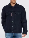 Dsquared2 Jacket  Men Color Navy In Blue