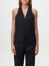 Dsquared2 Black Wool Waistcoat In Schwarz