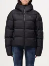Dsquared2 Hooded Puffer Jacket In Schwarz