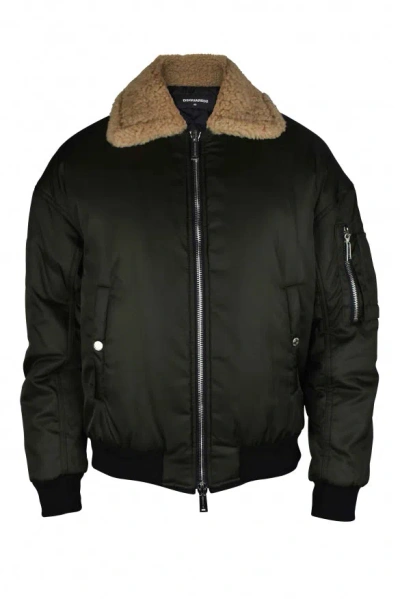 Dsquared2 Jacket In Khaki