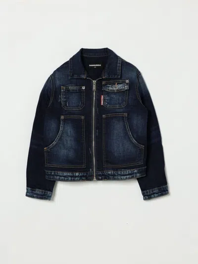 Dsquared2 Jacket  Kids Color Blue