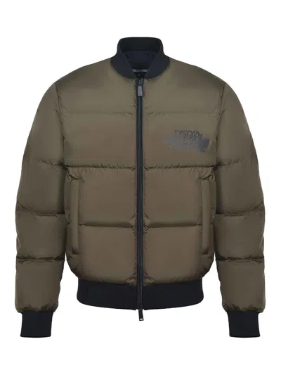 Dsquared2 Jacket Made Of Nylon In Green