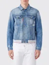 Dsquared2 Jacket Men In Blue