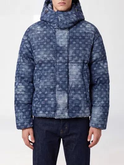 Dsquared2 Jacket Men Color Gnawed Blue