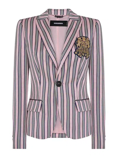 Dsquared2 Jacket In Pink