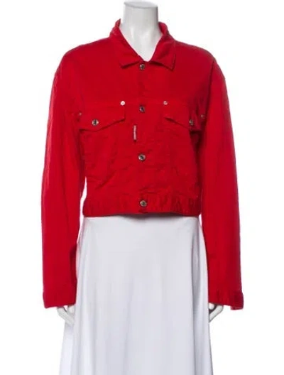 Pre-owned Dsquared2 Jacket In Red
